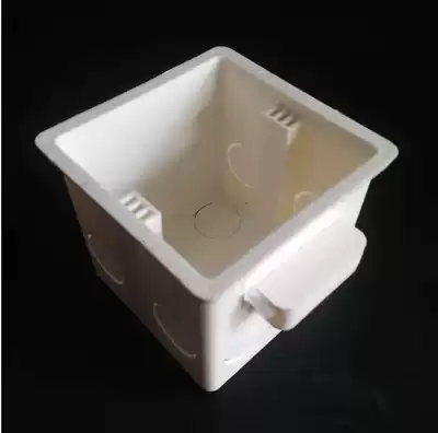 86 junction box wearing ribs, screw tapping junction box, Universal Universal wearing tendon box, flame retardant bottom box, concealed under wire box