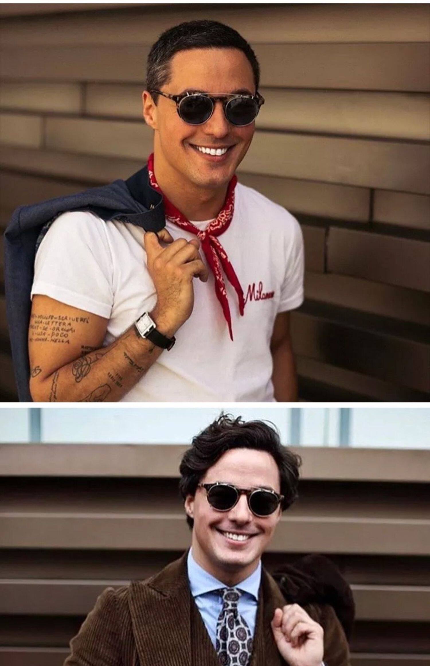 Ретро классические антикварные солнцезащитные очки, черный набор, в американском стиле 