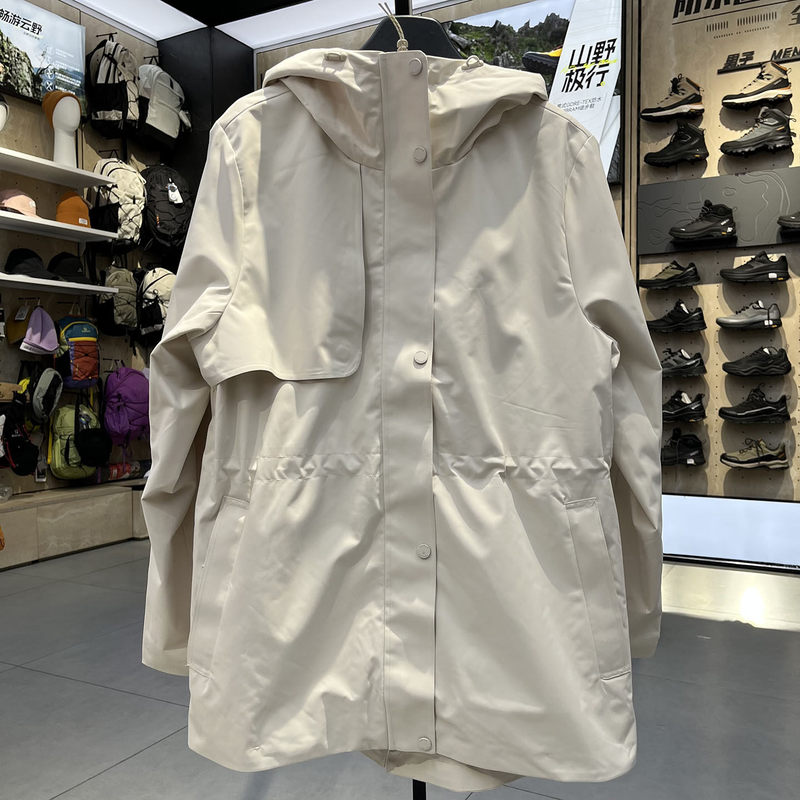 Pathfinder Single-Layer Jacket for Women 26 Spring and Summer New Outdoor Cotton-Feel Waterproof Breathable Jacket Tayyao82512