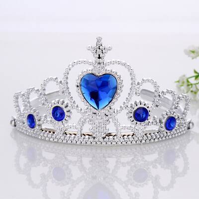 Frozen Children's Crown Princess headwear, hair accessory headband, plastic headband, versatile baby crown headwear for girls