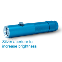 New TURETECH 800 Lumens XM-L2 LED Dive Flashlight for Diving 100 meters in one section 18650