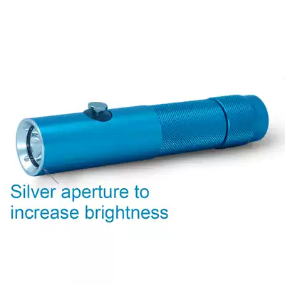 New TURETECH 800 LUMENS XM-L2 LED Diving Flashlight Diving 100 meters in one section 18650