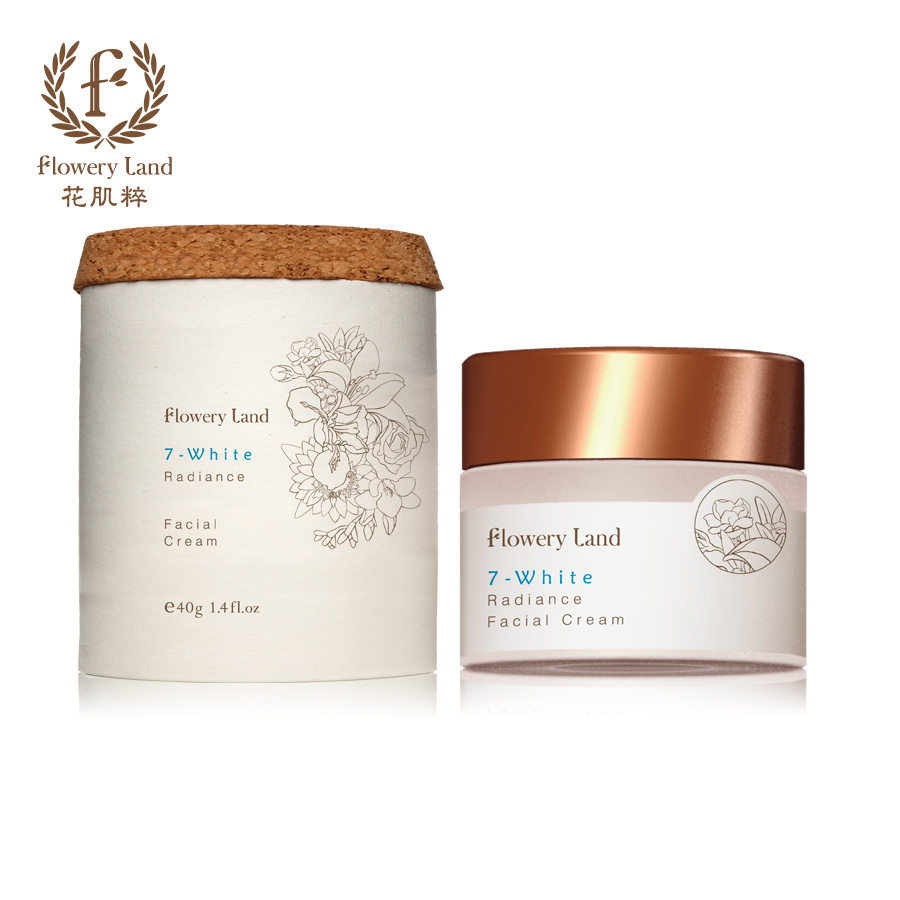 花肌粹七白花面霜 补水保湿滋润女士早晚霜