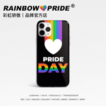 RainbowPride Phone Case for Apple 11 X Huawei p40 Xiaomi 10 reno3 Glass Case 12pro
