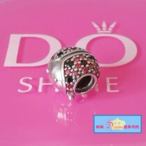 Spot discount] Pandora Pandora 925 silver zircon shiny ladybug beads 791484CFR