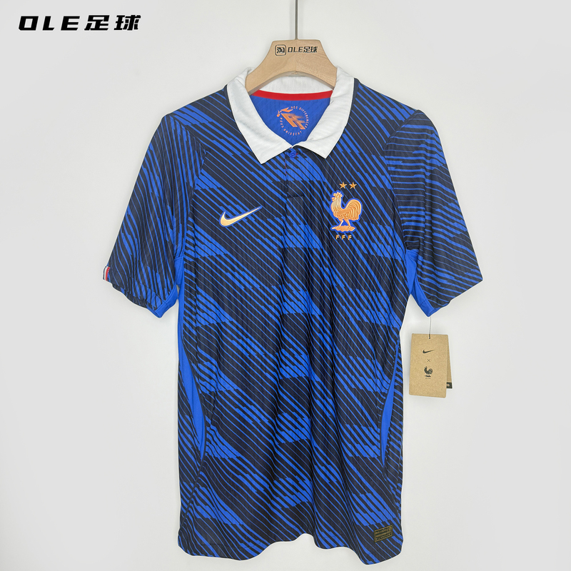 Ole Football Nike Nike 2026 World Cup France Home Player Version Short-Sleeved Jersey Ib5158-480