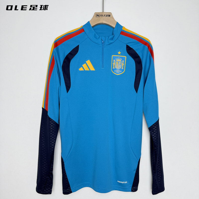 Ole Football Adidas 2026 World Cup Spain Team Half-Zip Long Sleeve Training Suit Ka8196 Ole Football Adidas 2026 World Cup Spain Team Half-Zip Long Sleeve Training Suit Ka8196