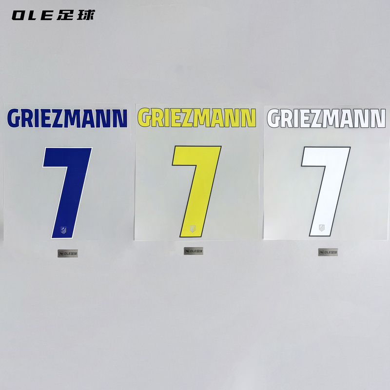 Ole Football 25-26 Atlético Madrid Cup Home and Away Kit with Printed Numbers and Armbands