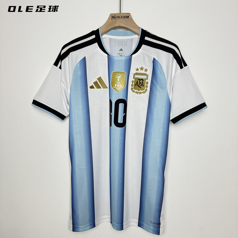 Ole Football Adidas 2026 World Cup Argentina Home Fan Version Short-Sleeved Messi Jersey Ka8117