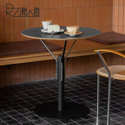Middle Ancient Dining Table For Home White Small Round Table Commercial Restaurant Cafe Milk Tea Shop Table Solid Wood Multilayer Board Square Table