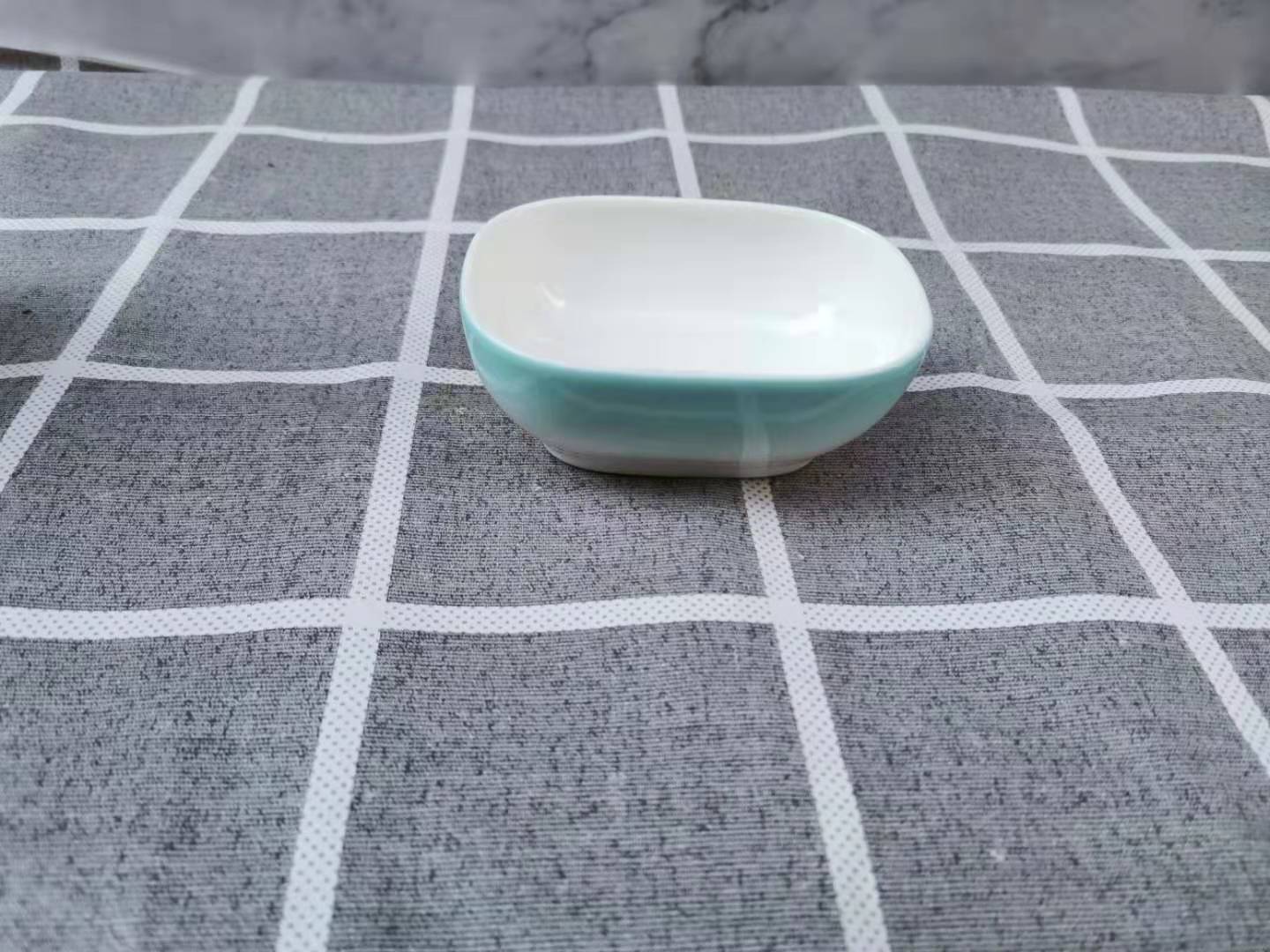 Small fresh printing seasoning dish household dumpling round dish flavor dish dipping sauce dish snack dish vinegar dish soy sauce dish mini