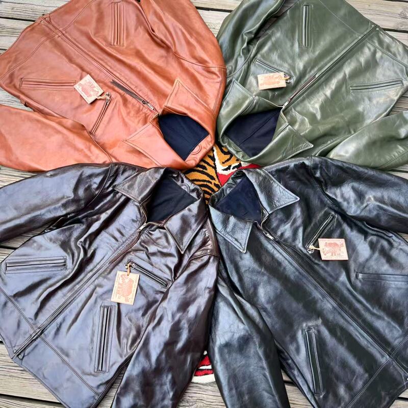 In Stock【Superxy】Rainbow Country Bear Shop Exclusive Limited Edition 1930S Horse Leather Jacket