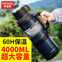 Japan Taifu high insulation kettle outdoor camping 4 liter water bottle large capacity kettle travel portable car large