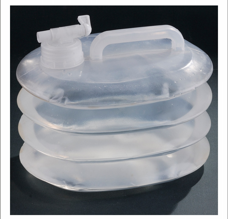 Flood control materials 3L folding kettle Field work drinking water portable PE car self-driving camping water bag recommended