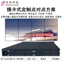 Three or four screen treasure 1 into 3 4 8 12 out point-to-point non-deformation and non-stretch splicer multi-screen Bao Tuo exhibition instrument