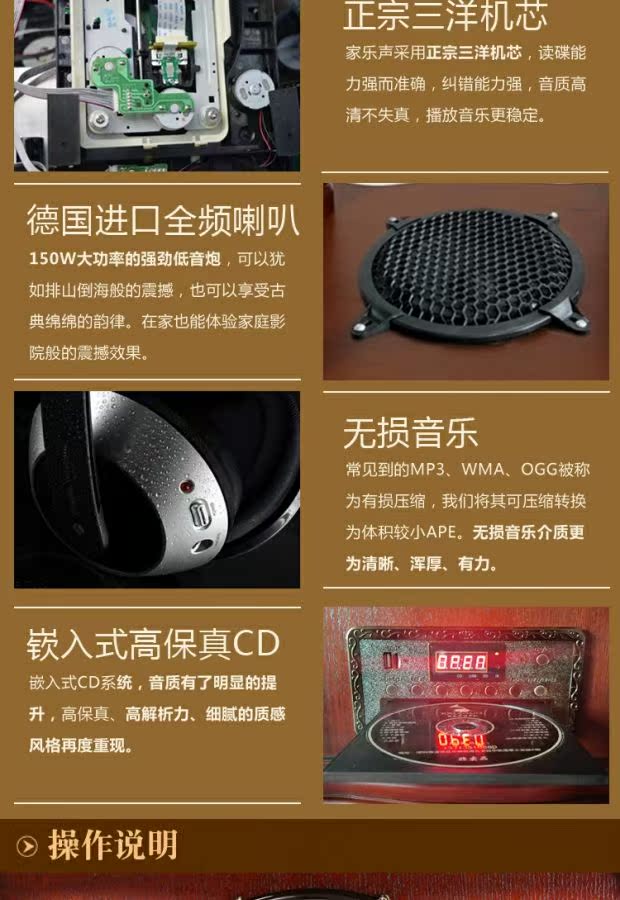 [Tùy chỉnh] máy ghi âm retro sừng lớn máy ghi âm đài phát thanh loa siêu trầm Bluetooth đồ trang trí châu Âu - Máy hát 	đầu đĩa than giả cổ