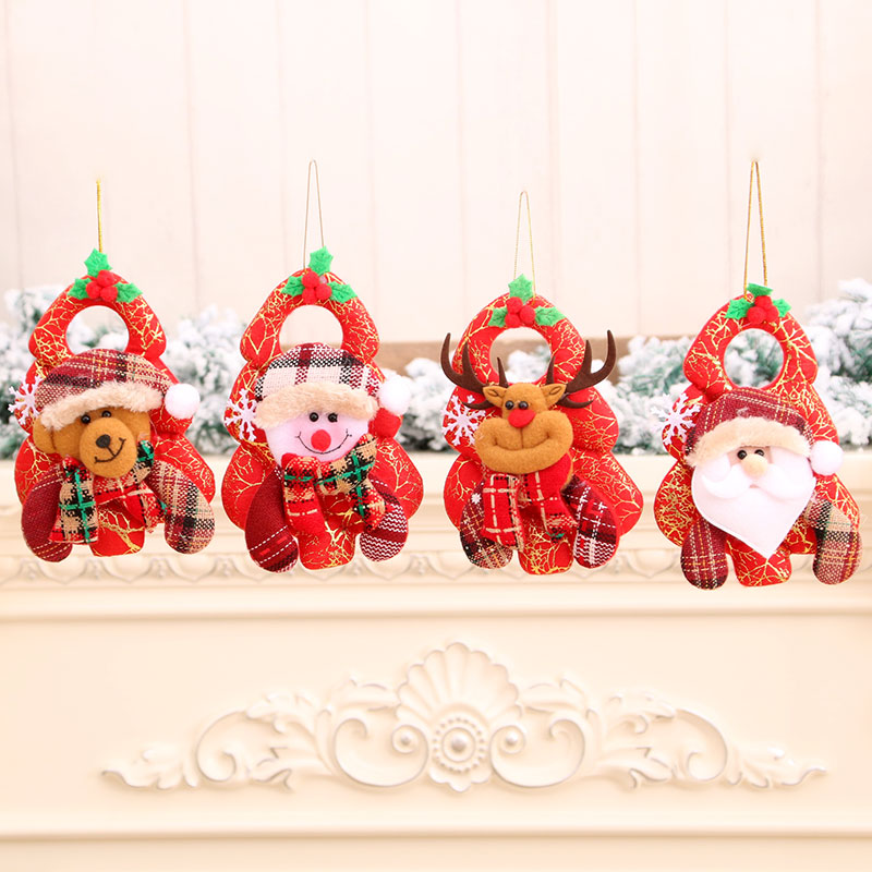 New Christmas door hanging decoration Christmas Tree hanging Christmas small pendant Small Doll Christmas decorations