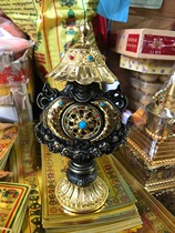 Eight auspicious collections of Tibetan Buddhism offerings Tantric ornaments Auspicious Eight Treasures bronze and gold combination Doma