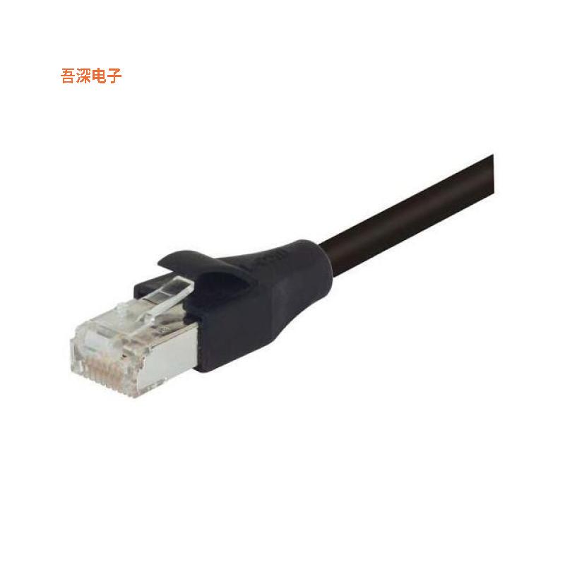 Trd695Dsz-Blk-5 | Round Cable Ca Rj45 C6 Sf/Utp Blk Lszh 5F