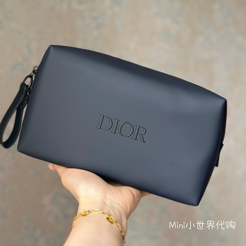 Dior's New Wilderness Men's Toiletry Bag, Large-Capacity Cosmetic Bag, Travel Storage, Official Website Gift