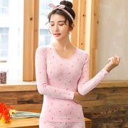 Quần áo cotton mùa thu quần dài phù hợp với nữ sinh trung học cotton áo len mỏng phần mỏng Đồ lót nhiệt