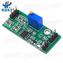LM393 voltage comparator module adjustable precision signal waveform shaping high level dual output LED indication