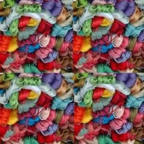 Cross stitch wiring repair thread branch thread cross stitch insole dm ecological cotton thread CXC color number large quantity