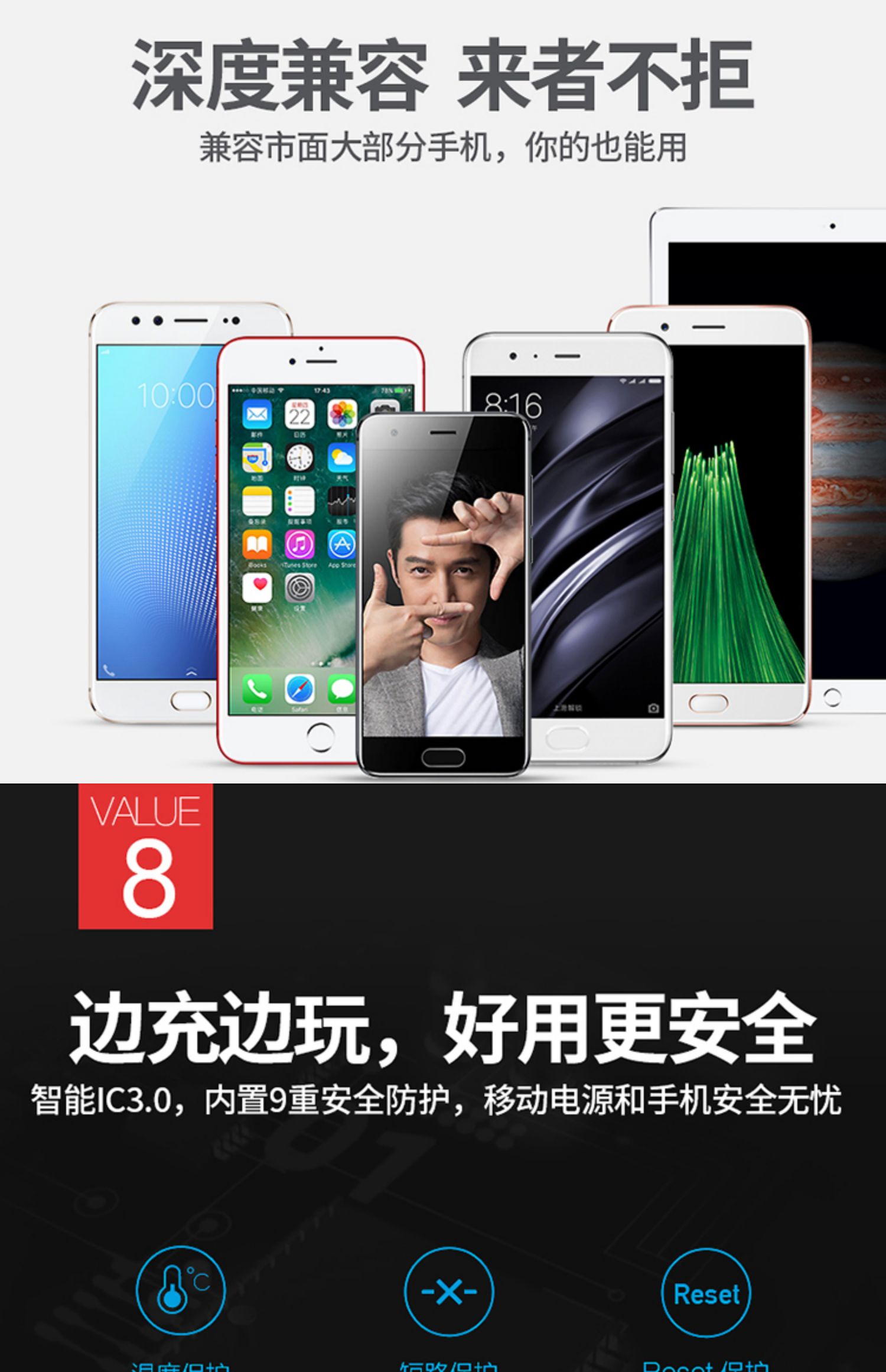 Philips siêu mỏng xách tay sạc Po 10.000 mA dung lượng lớn phổ biến điện thoại di động iPhone nhanh phí - Ngân hàng điện thoại di động sac du phong khong day