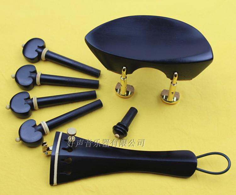 Violin Mulliga Wood Accessories Qin Shaft Gill String Plate Fine Tuning Tail Rope