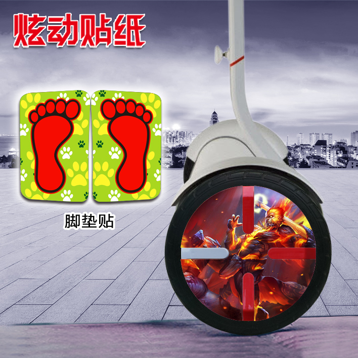 xe thăng bằng strider pro Nainbo Ninebot miniPRO cân bằng trang trí xe bảo vệ sticker Elf bóng jingle mèo sticker - Smart Scooter xe chòi chân moony