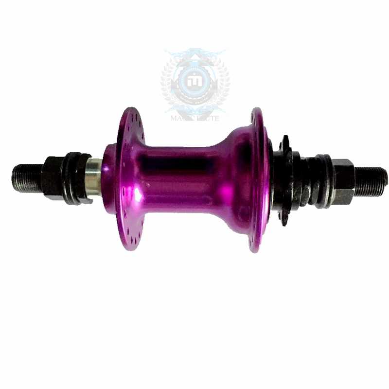 Magic Flute bmx BMX rear hub 9T 36 holes 4 Peilin 14mm Axis Rear Hub Rear axle Anode purple