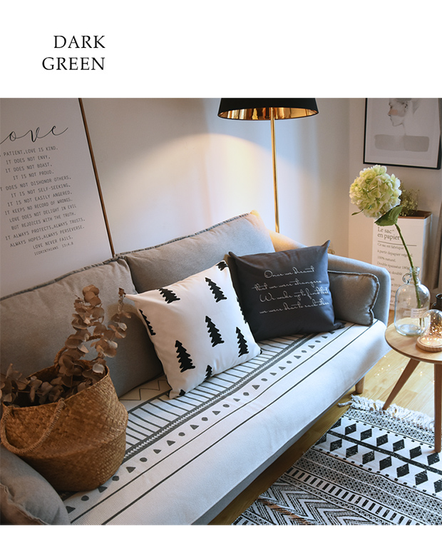 Pre-sale Đệm sofa Bắc Âu Bốn mùa phổ biến đệm sofa chống trượt đơn giản hiện đại khăn vải bọc vải - Ghế đệm / đệm Sofa đệm lót ngồi