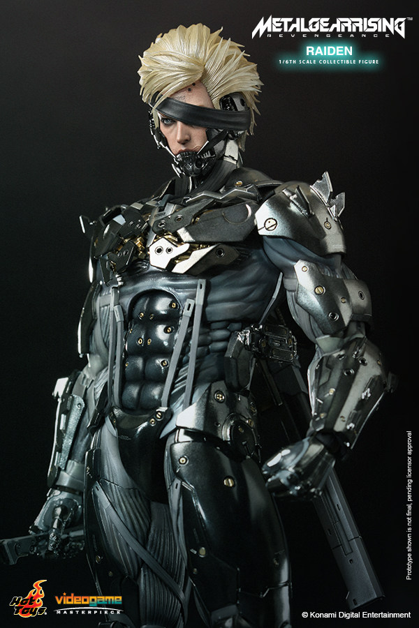 正版现货ht Hottoys Vgm17 合金装备崛起复仇雷电raiden 手办