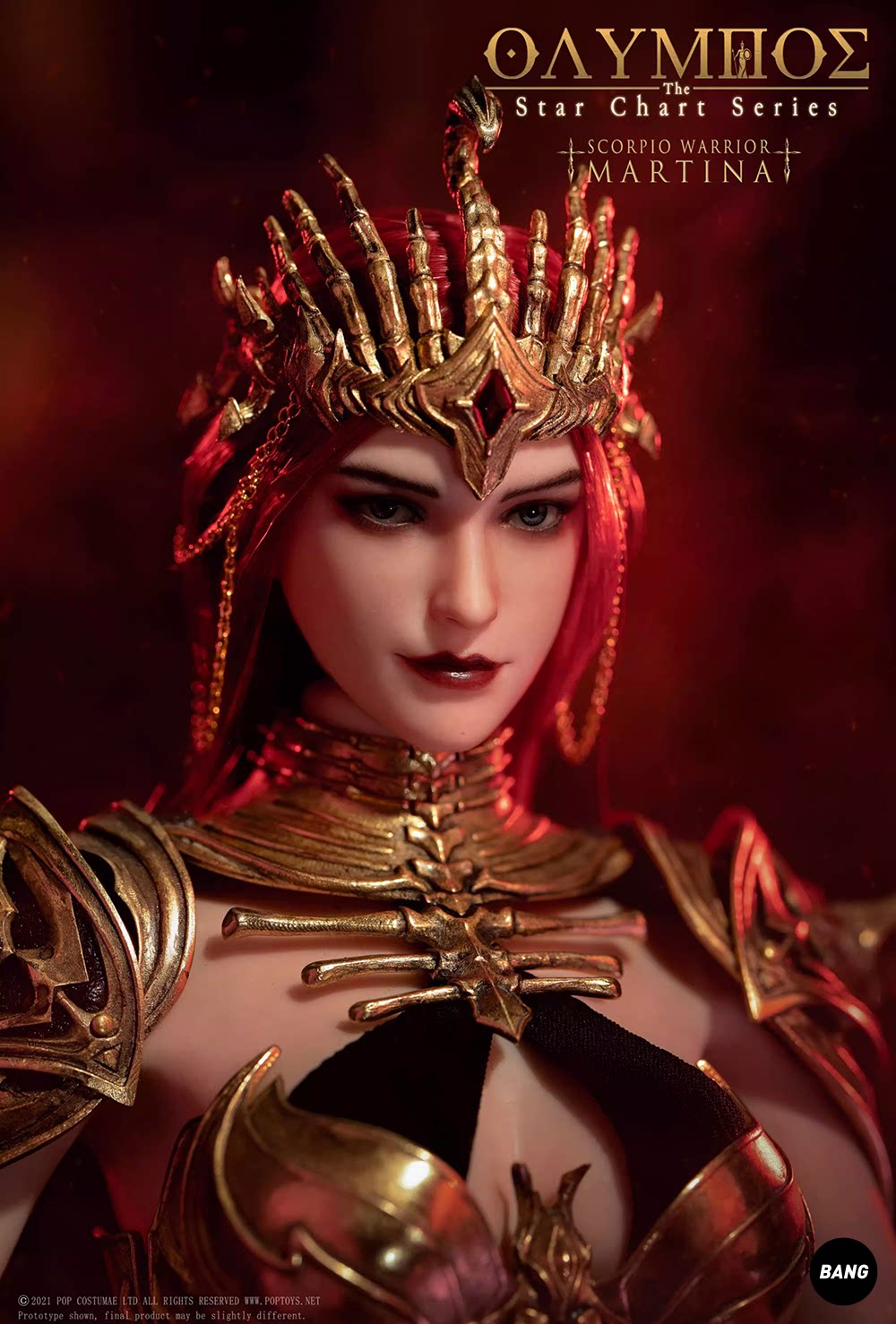 POP COSTUME Olympus Star Chart Series Female Scorpio Warrior