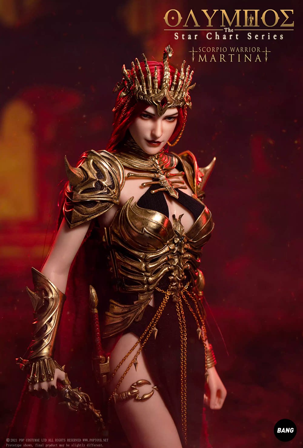 POP COSTUME Olympus Star Chart Series Female Scorpio Warrior