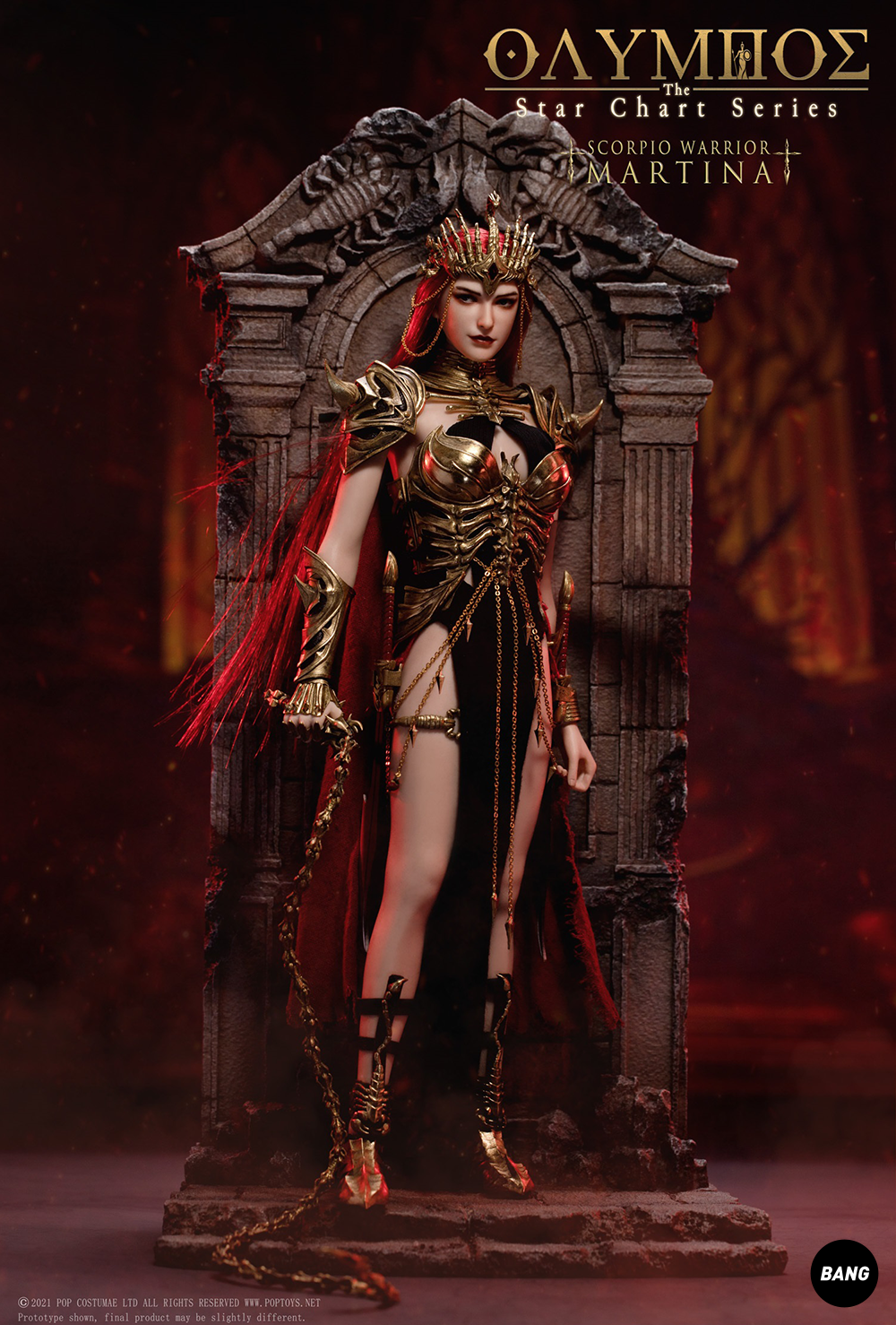 POP COSTUME Olympus Star Chart Series Female Scorpio Warrior