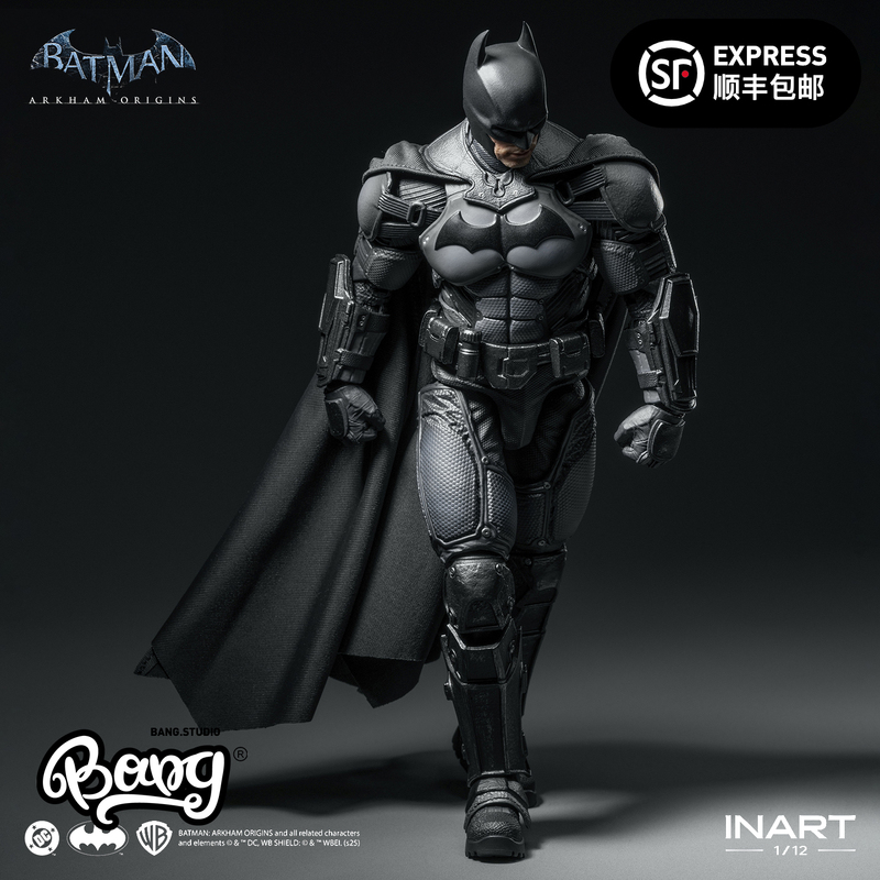 【Bang】In Stock Inart Batman Arkham Origins Batman 1/12 Action Figure Doll