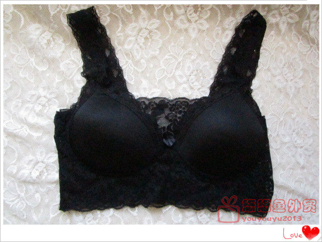 Break-code handling Daily Single Summer thin Breathable No-scarred small vest bra No steel ring Trusts Chest side to receive underwear