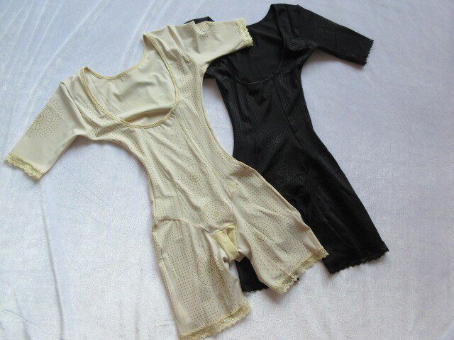 Spring and autumn collection of abdominal plastic-shaped beauty body with half-sleeve collection arm lifting hip-collecting leg opening-up and undergarment