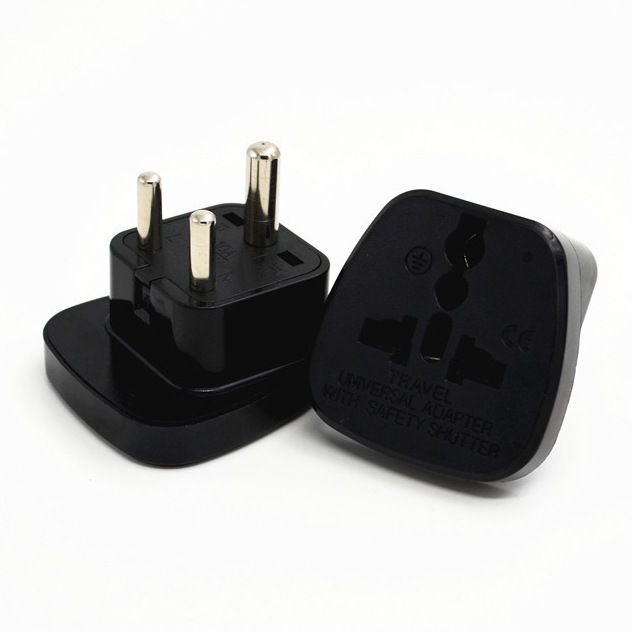 Small South Africa large panel safety door global tourism conversion plug socket SS-010, India, Hong Kong