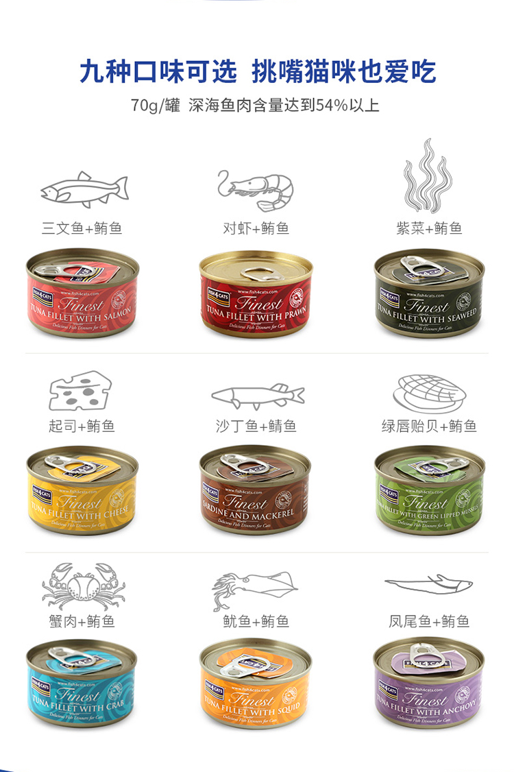 Wang Keke Ocean Star Cat Đóng hộp Bibimbap Cat Cat Cat Cat Thức ăn ướt catsrang 5kg