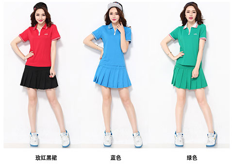 Đu quay váy cầu lông wicking lụa Hàn Quốc mùa hè của phụ nữ thể thao váy tennis quần thể thao quần váy 16578 - Trang phục thể thao bộ nỉ adidas nữ