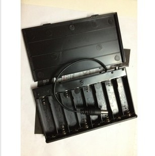 12V battery case 5 Number 8 Festival battery case with DC headband switch with lid battery case high-quality full seal