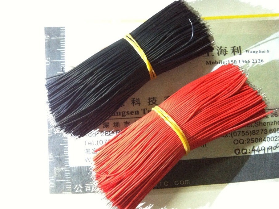 Double-head tinned wire diameter wire length 100mm welding wire speaker wire a bundle of 1000 wire Aberdeen connecting wire