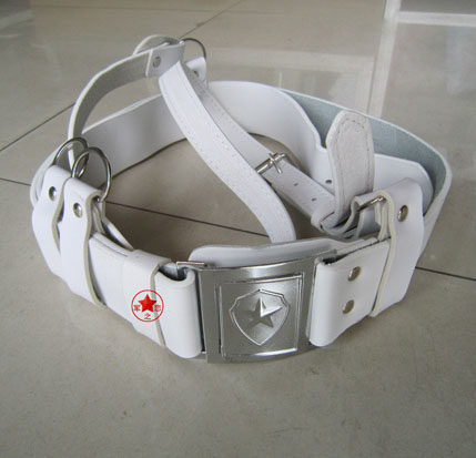 Leather security OUTSIDE BELT SECURITY ACCESSORIES ARMED WITH INCLINED BACK EXTERNAL BELT SECURITY BELT PERFORMANCE GIFT INSTRUMENT BELT