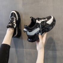 Goofy Sport Co. High - end custom shit thick sole increased 5CM black black black fashion daddy shoes