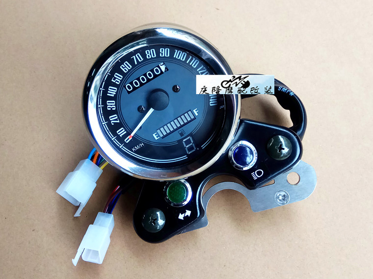 Yamaha Tianjian YBT125 bộ dụng cụ sửa đổi retro bộ dụng cụ Tianjun Tianzhu Tianhao Jin tự hào thay đổi retro - Power Meter mặt đồng hồ xe sirius