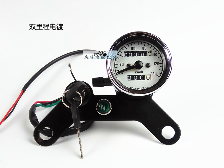 CG125 Jialing 70 xe máy retro sửa đổi bộ kit đơn mileage nhỏ dụng cụ khung đồng hồ xe cub 50