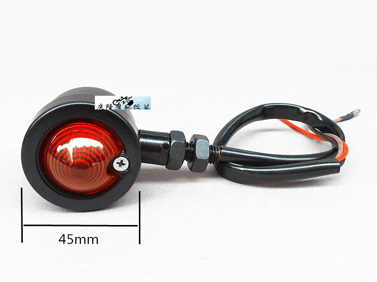 CG125 xe máy retro vỏ nhôm sửa đổi đèn hậu phía sau Harley cruised Prince đèn phanh retro mà không có giấy phép giá đèn phanh xe máy