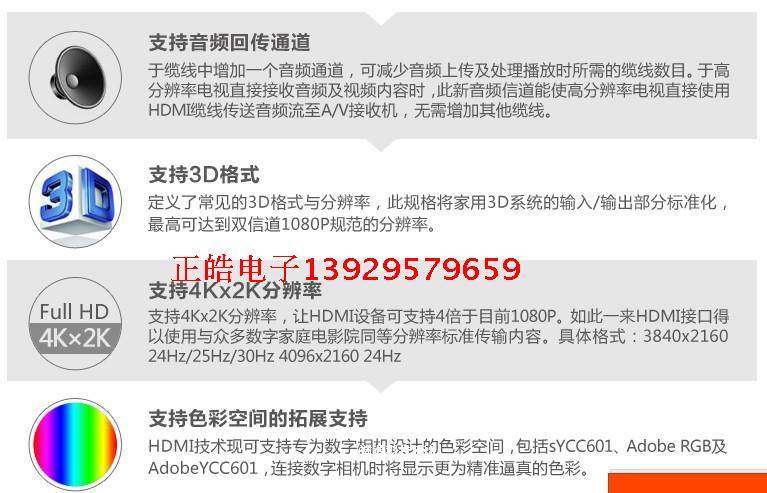 [黄刀1.4版HDMI线 3D高清数据线 1080P高清电